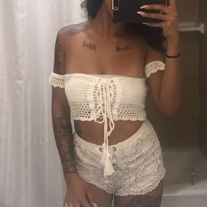 Crochet crop top